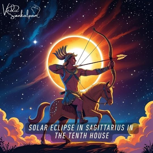 Solar Eclipse in Sagittarius in the Tenth House