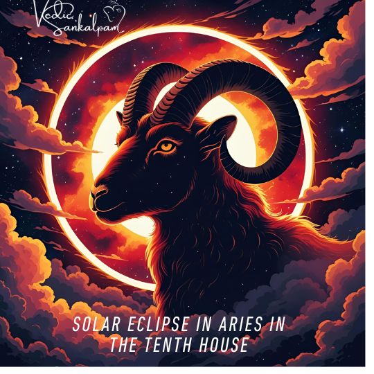 Solar Eclipse in Aries in the Tenth House