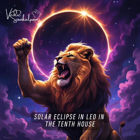 Solar Eclipse in Leo in the Tenth House