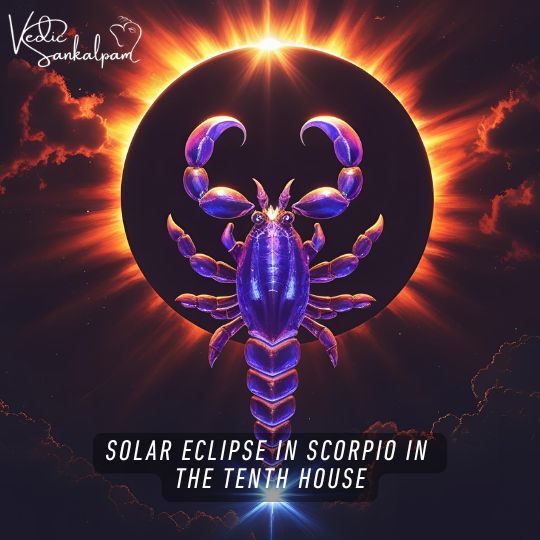 Solar Eclipse in Scorpio in the Tenth House