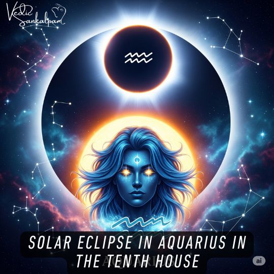 Solar Eclipse in Aquarius in the Tenth House