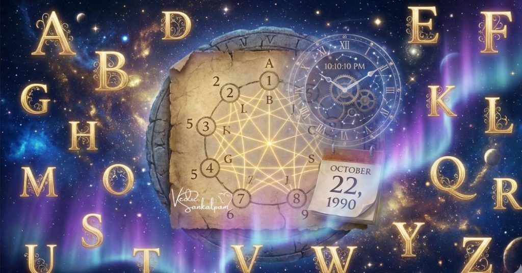 Name Starting Letter Based on date of birth and time